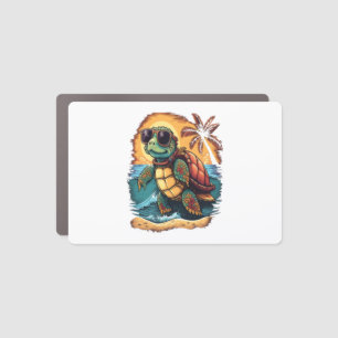 Turtle Hawaiian Sea Turtles Hawaii Tropical Beach Car Magnet