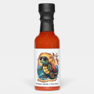 Turtle Hawaiian Sea Turtles Hawaii Tropical Beach Hot Sauces