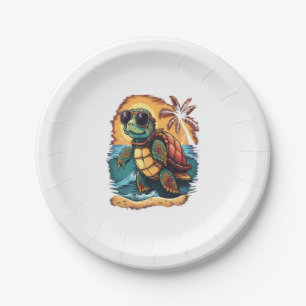 Turtle Hawaiian Sea Turtles Hawaii Tropical Beach Paper Plates