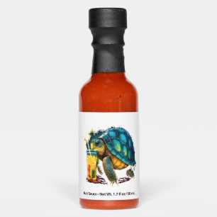 Turtle Hawaiian Sea Turtles Pineapple Aloha Copy C Hot Sauces