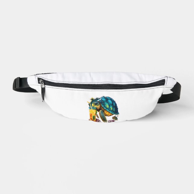 Turtle Hawaiian Sea Turtles Pineapple Aloha Fanny Pack (Front)
