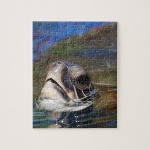 Turtle Head Jigsaw Puzzle