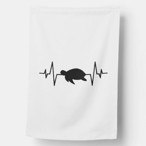 turtle heartbeat house flag