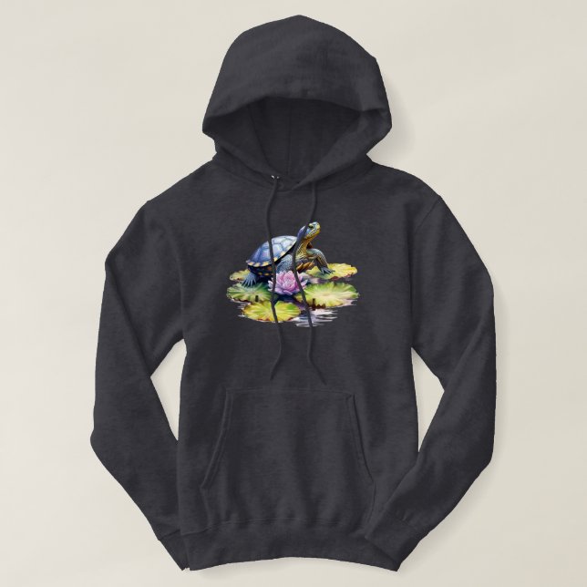 Turtle Hooded Sweatshirt (Design Front)