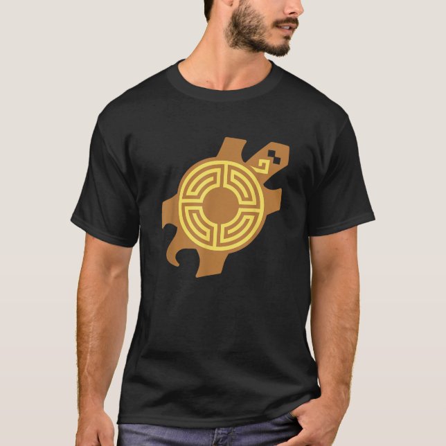 Turtle Hopi Native American strength symbol T-Shirt (Front)