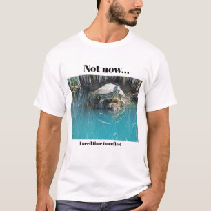Turtle Humor Need to Reflect Lake Animal T-Shirt