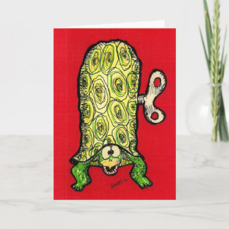 Turtle Humorous Birthday Card