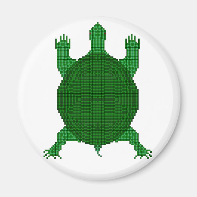 Turtle  - I - Geometric Magnet (Front)