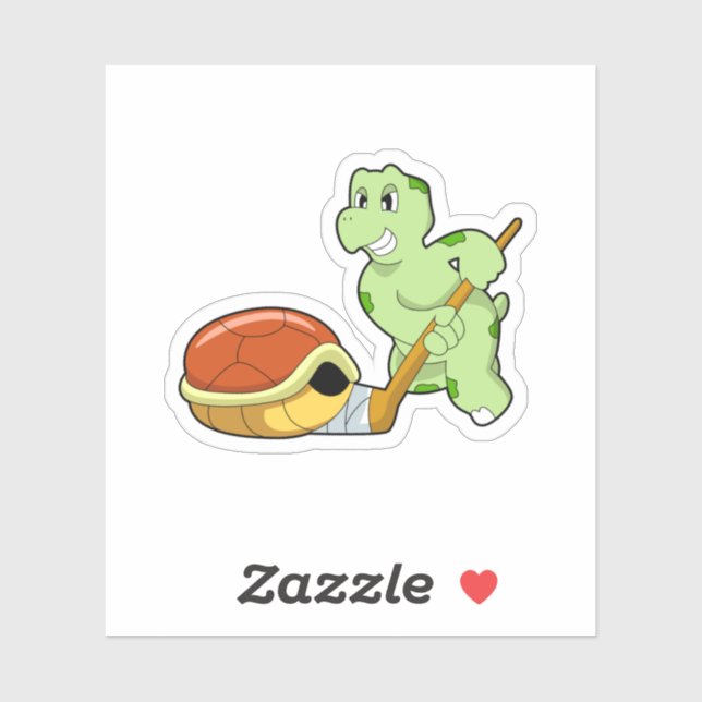 Turtle Ice hockey Ice hockey stick Sticker (Sheet)