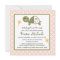 Turtle in Diaper Baby Shower Invitations For Girls