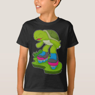 Turtle Inline skating Roller skates T-Shirt