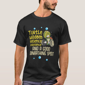 Turtle Inspirational Pet Owner Positivity Motivati T-Shirt