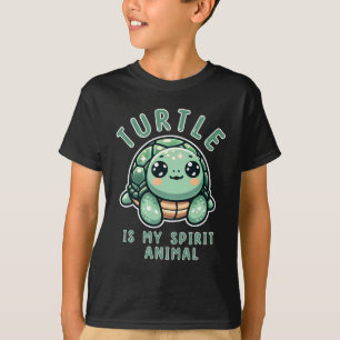 Turtle Is My Spirit Animal Cute Turtle Lover Gift T-Shirt