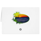 Turtle Island Fantasy Secluded Resort Cards (Back Horizontal)