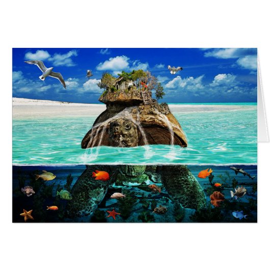 Turtle Island Fantasy Secluded Resort Cards (Front Horizontal)