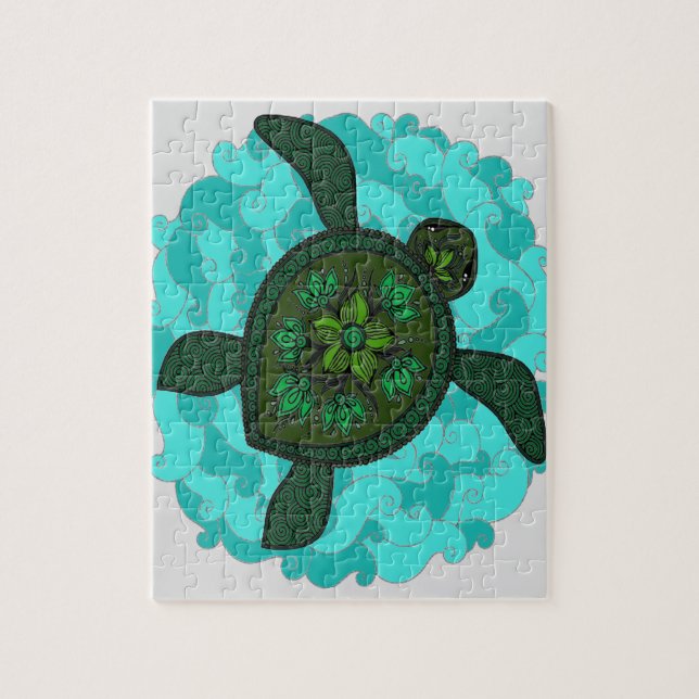 Turtle Jigsaw Puzzle (Vertical)
