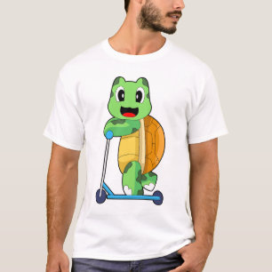 Turtle Kick Scooter T-Shirt