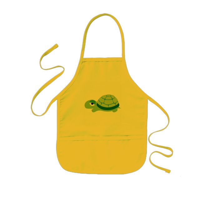turtle kids' apron (Front)