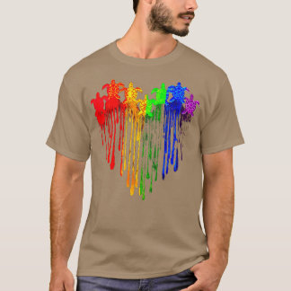 Turtle LGBT Heart T-Shirt