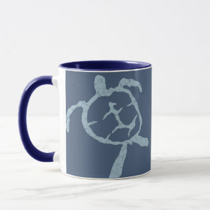turtle-light blue mug