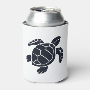 Turtle Logo Emblem Red-Eared Slider Tortoise  Can Cooler
