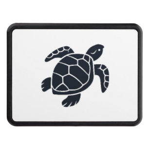 Turtle Logo Emblem Red-Eared Slider Tortoise  Hitch Cover