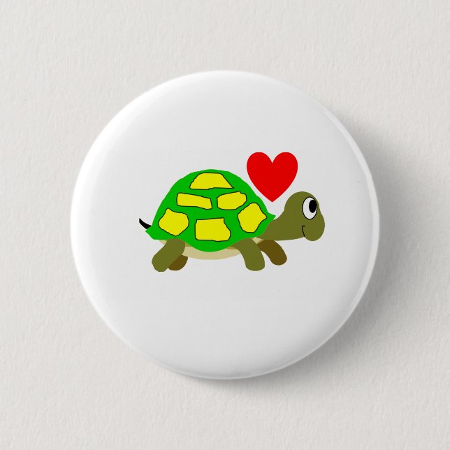 Turtle Love Button (Front)