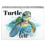 Turtle Love Calendar at Zazzle