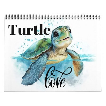 Turtle Love Calendar
