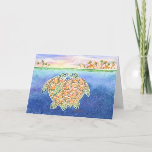 Turtle Love Card