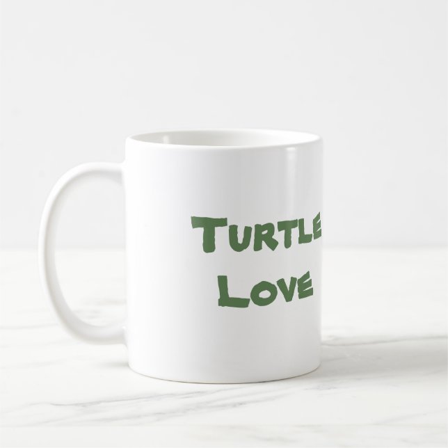 Turtle Love Coffee Mug (Left)