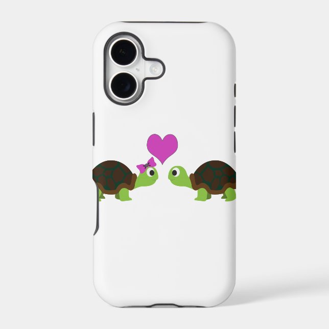 Turtle Love Iphone Case (Back)