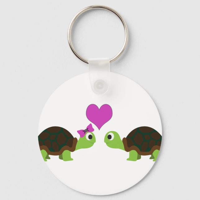 Turtle Love Keychain (Front)