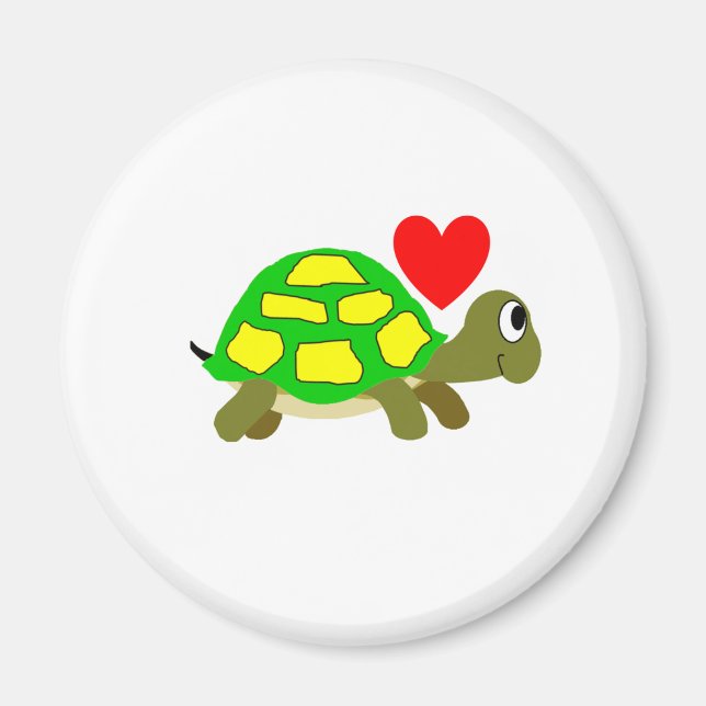Turtle Love Magnet (Front)