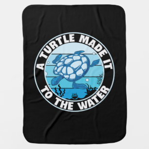 Turtle Lover A Turtle Made It Baby Blanket