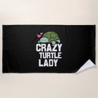 Turtle Lover | Crazy Turtle Lady Beach Towel