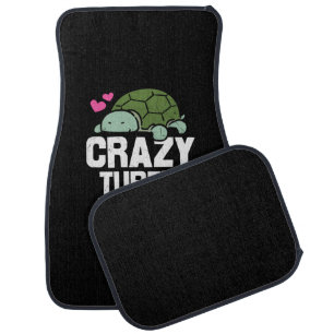 Turtle Lover Crazy Turtle Lady Car Floor Mat