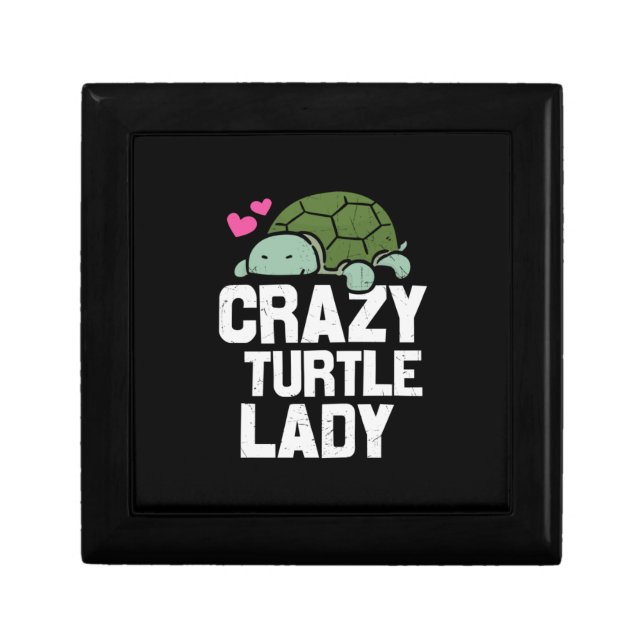Turtle Lover | Crazy Turtle Lady Gift Box (Front)