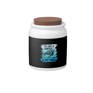 Turtle Lover | I Am Like A Turtle Candy Jar