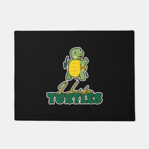 Turtle Lover  I Like Turtles Doormat