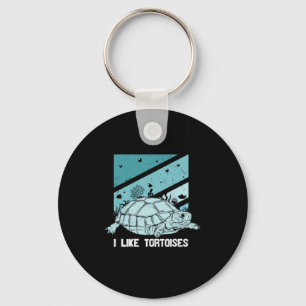 Turtle Lover I Love Turtles Keychain