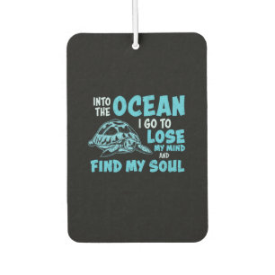 Turtle Lover   Into The Ocean Air Freshener