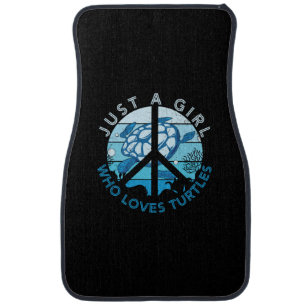 Turtle Lover Just A Girl Who Loves Turtle Car Floor Mat
