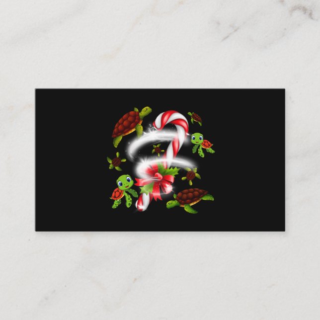 Turtle Lover | Just A Girl Who Loves Turtles Business Card (Front)