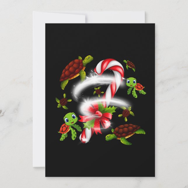 Turtle Lover | Just A Girl Who Loves Turtles Holiday Card (Front)