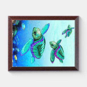 Turtle Lover Sea Turtles Dance Award Plaque