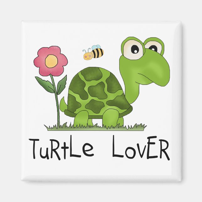 Turtle Lover Tshirts and Gifts Magnet (Front)