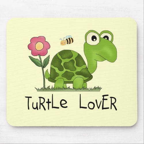 Turtle Lover Tshirts and Gifts Mouse Pad