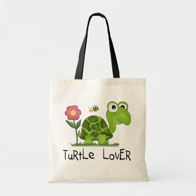 Turtle Lover Tshirts and Gifts Tote Bag (Front)