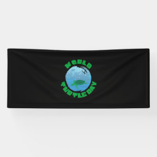 Turtle Lover World Turtle Day Banner